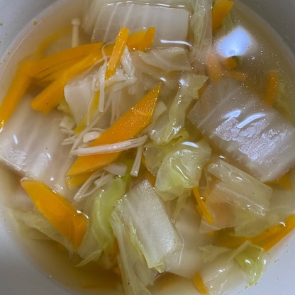 白菜コンソメスープ